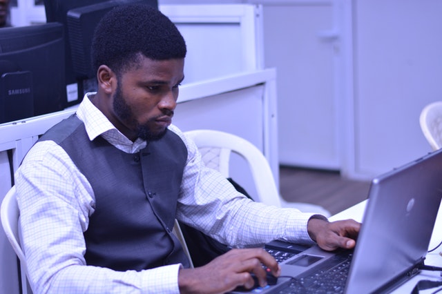 Working on Computer
